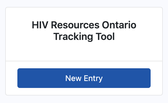 hiv resources tracking tool