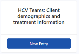 hcv client demographics and treatment information tracking tool