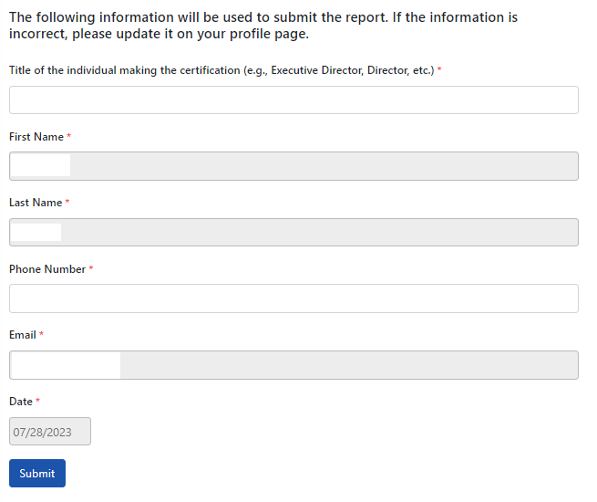 ochart section 13 fillable information fields